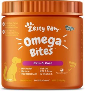 Do French Bulldogs Shed? Expert Tips to Manage Their Shedding! Zesty Paws Omega 3 Alaskan Fish Oil Chew Treats for Dogs