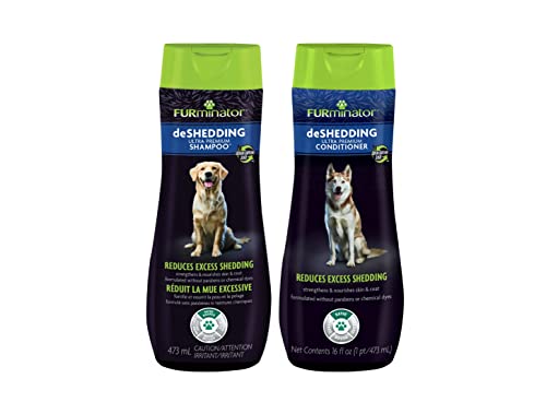 FURminator deShedding Ultra Premium Shampoo and Conditioner - Top Frenchie